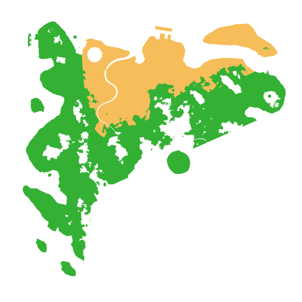 Biome Rust Map: Procedural Map, Size: 3600, Seed: 365727638