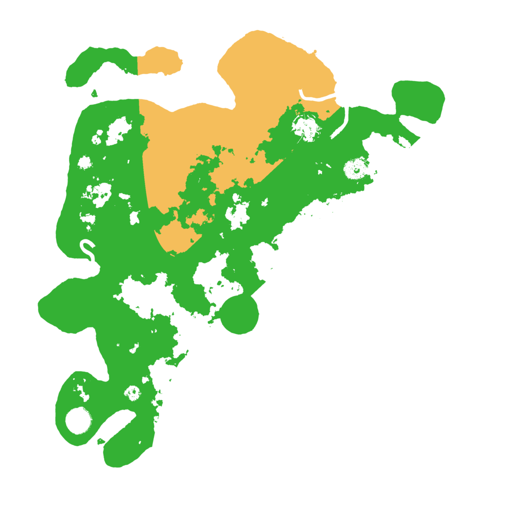 Biome Rust Map: Procedural Map, Size: 3500, Seed: 14601