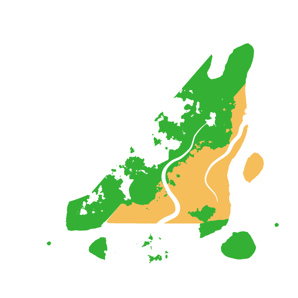 Biome Rust Map: Procedural Map, Size: 3000, Seed: 10705