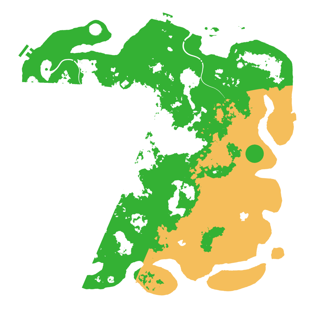 Biome Rust Map: Procedural Map, Size: 4500, Seed: 399655687