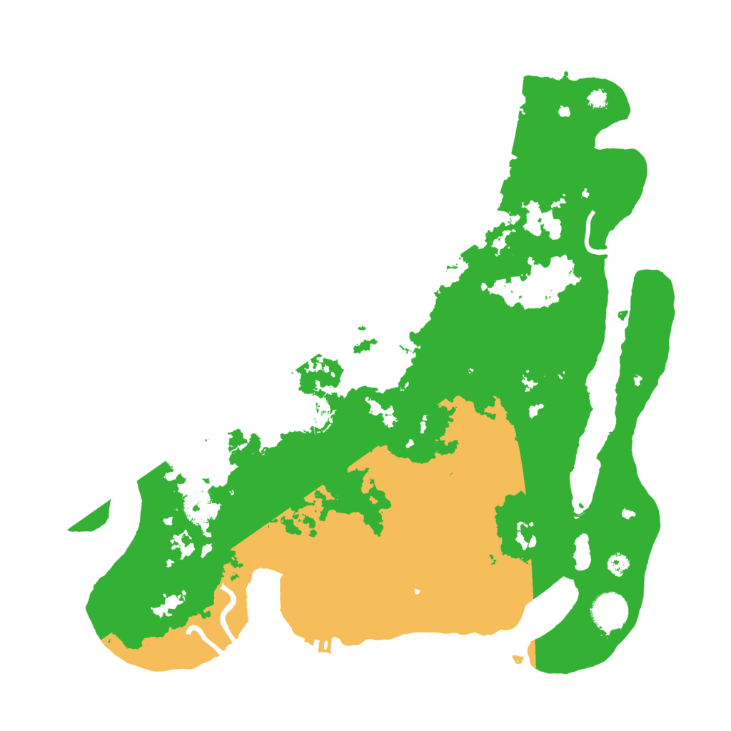 Biome Rust Map: Procedural Map, Size: 3500, Seed: 30527928