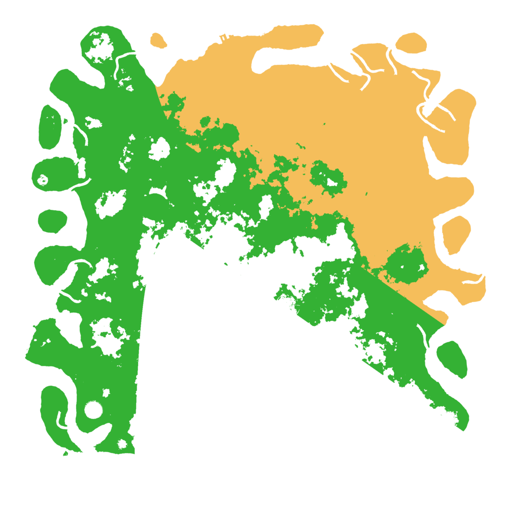 Biome Rust Map: Procedural Map, Size: 5000, Seed: 2067893