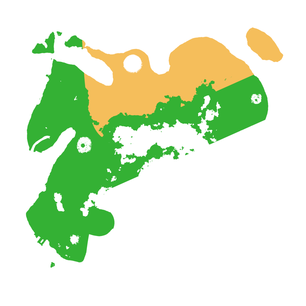 Biome Rust Map: Procedural Map, Size: 3000, Seed: 16679
