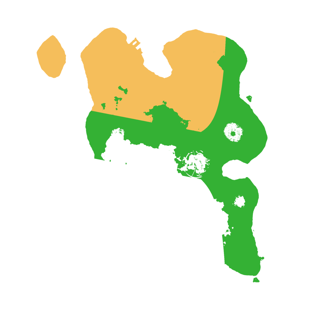 Biome Rust Map: Procedural Map, Size: 2550, Seed: 6738