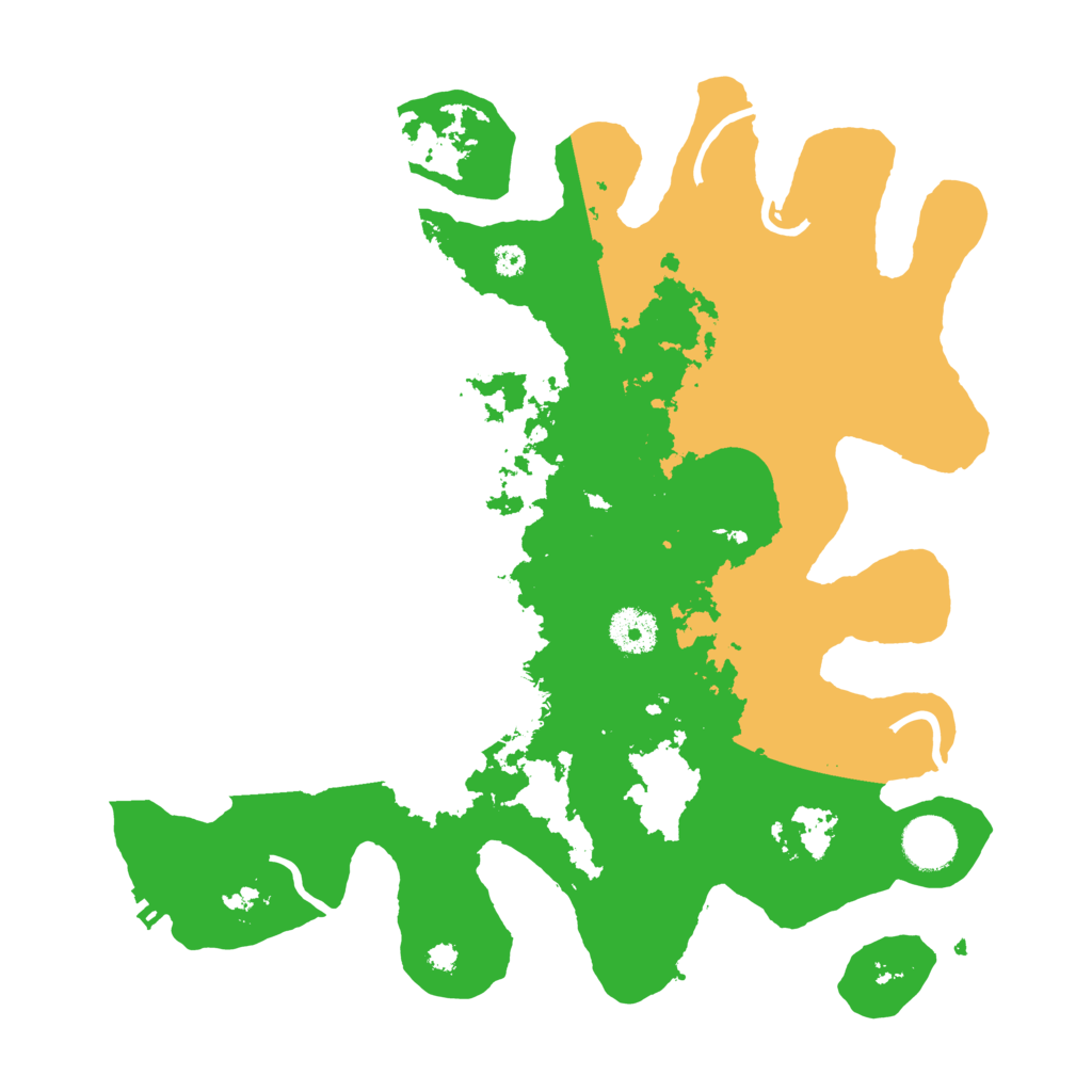 Biome Rust Map: Procedural Map, Size: 3500, Seed: 11840
