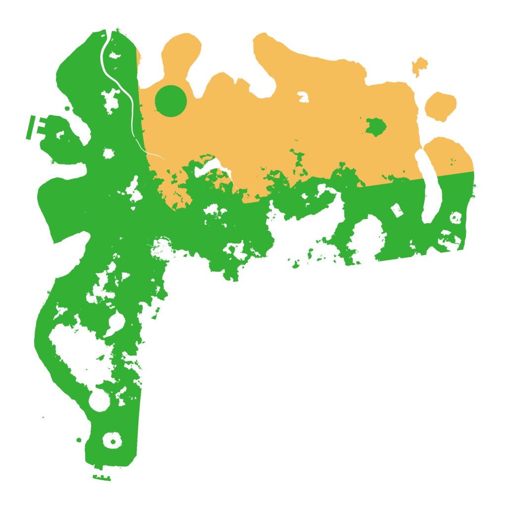 Biome Rust Map: Procedural Map, Size: 4200, Seed: 50000