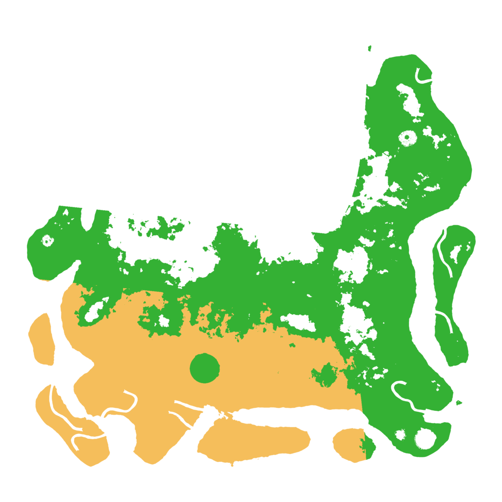 Biome Rust Map: Procedural Map, Size: 4500, Seed: 1273372215
