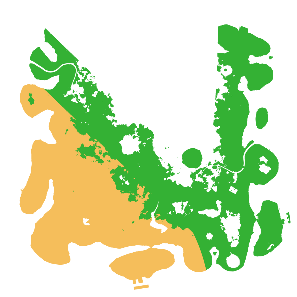 Biome Rust Map: Procedural Map, Size: 4000, Seed: 522931