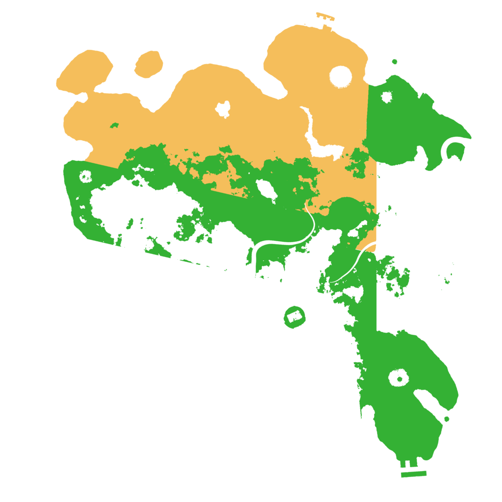 Biome Rust Map: Procedural Map, Size: 4000, Seed: 410414