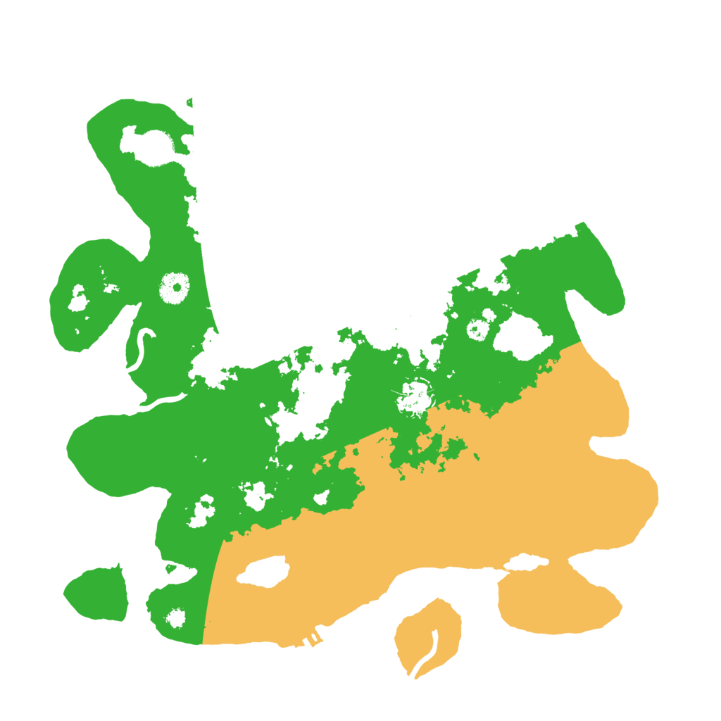 Biome Rust Map: Procedural Map, Size: 3500, Seed: 405056587