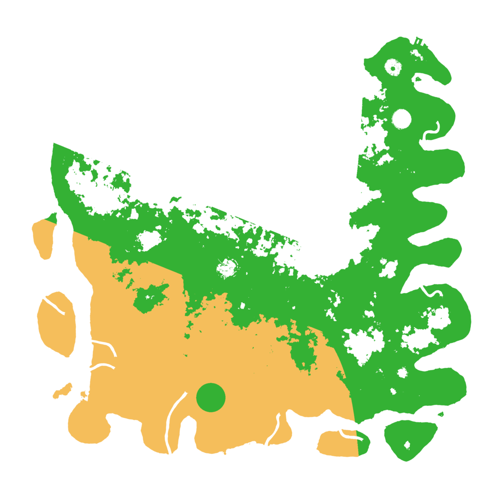 Biome Rust Map: Procedural Map, Size: 4500, Seed: 1296041039