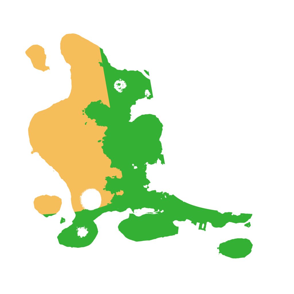 Biome Rust Map: Procedural Map, Size: 2500, Seed: 16759