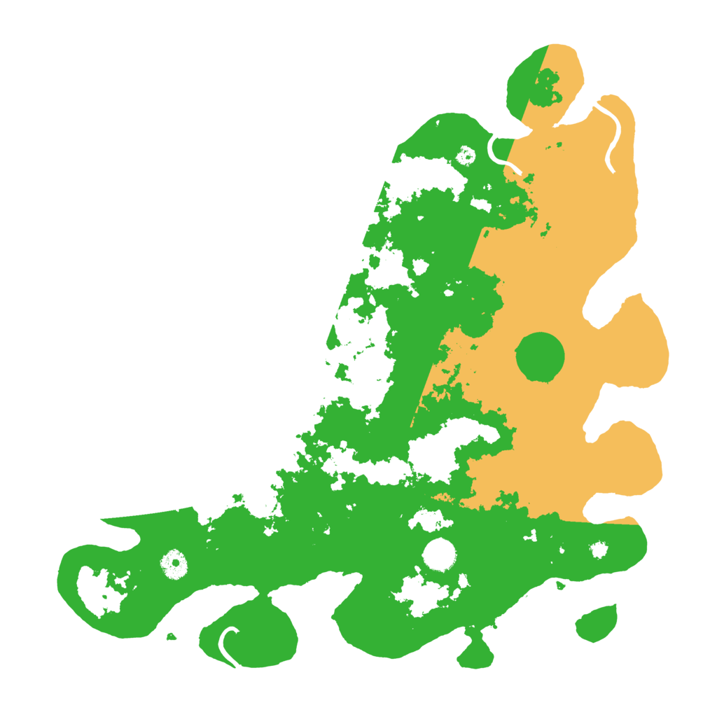 Biome Rust Map: Procedural Map, Size: 3900, Seed: 12