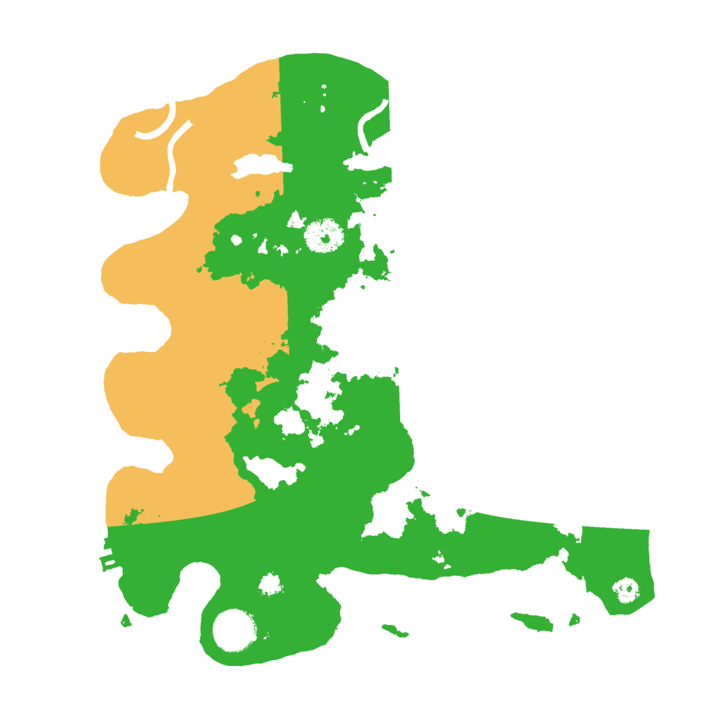 Biome Rust Map: Procedural Map, Size: 3000, Seed: 58026