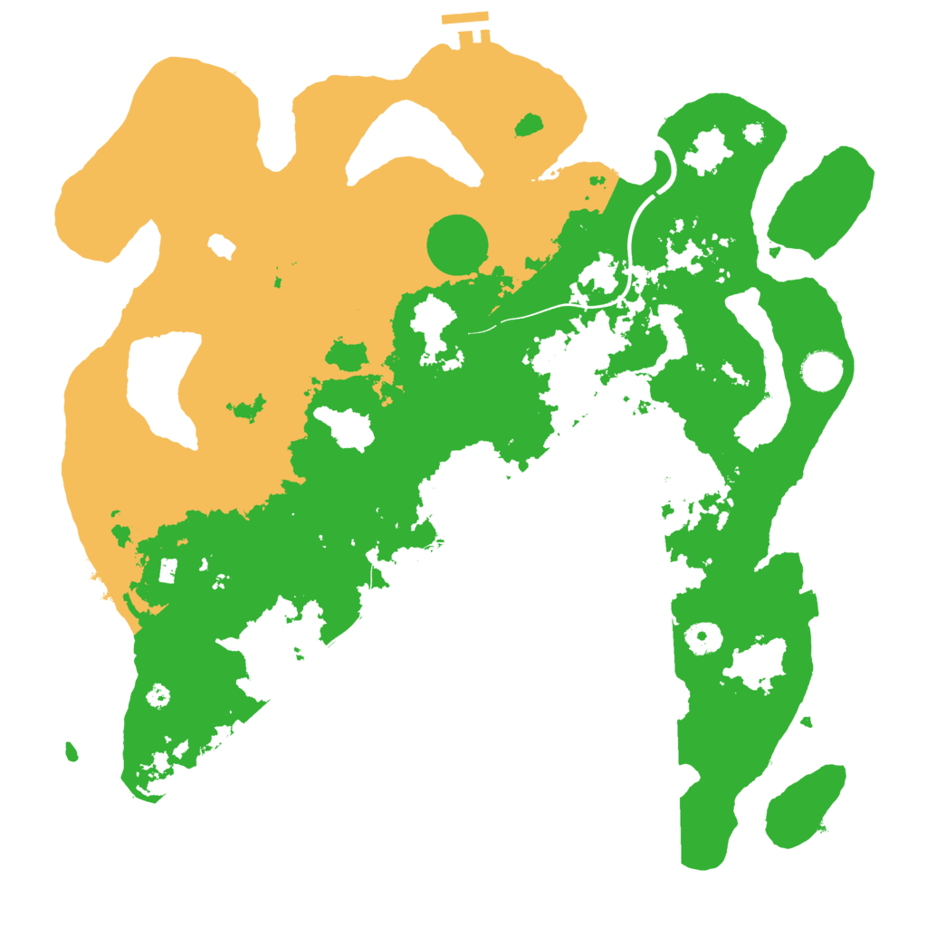 Biome Rust Map: Procedural Map, Size: 4000, Seed: 162237