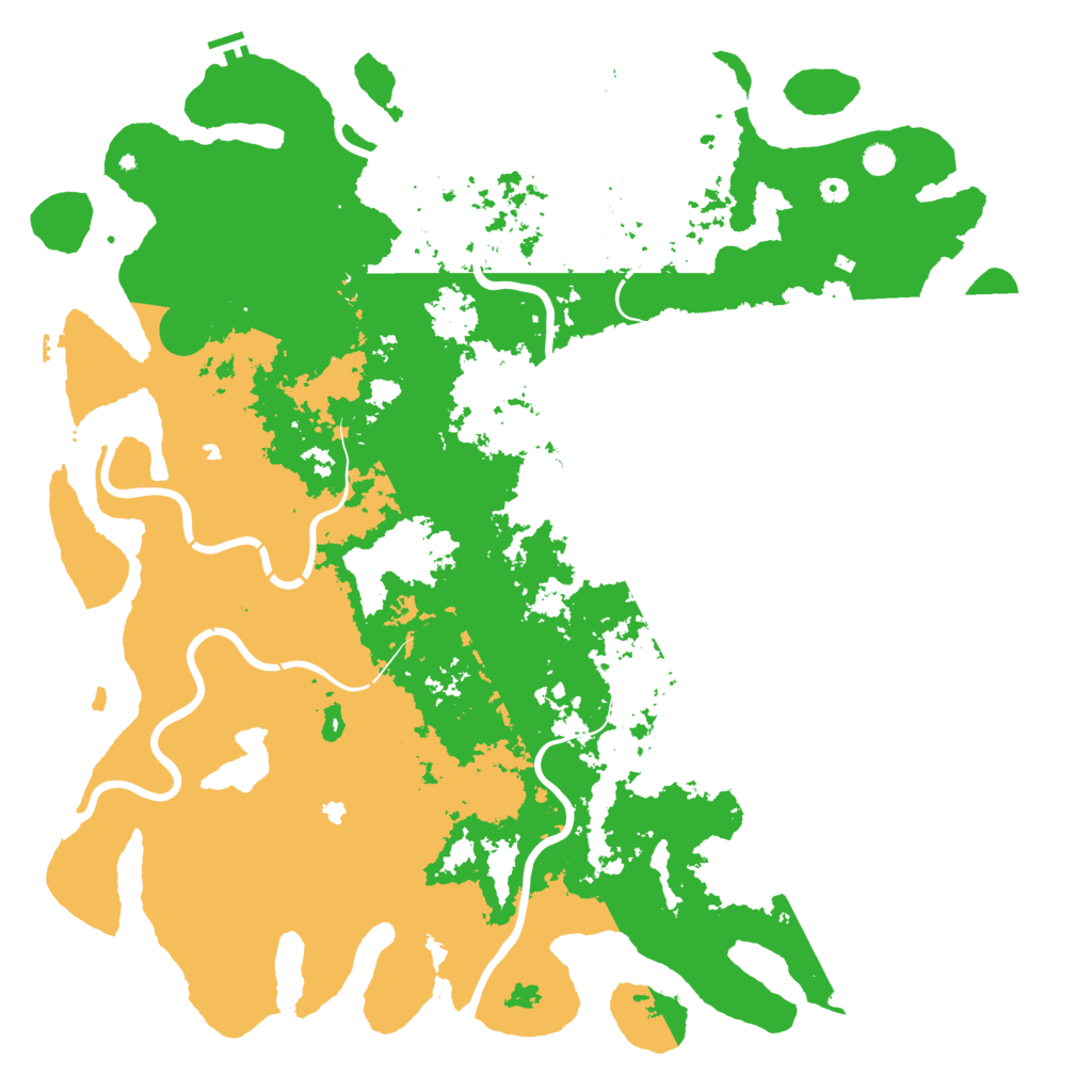 Biome Rust Map: Procedural Map, Size: 6000, Seed: 756337860
