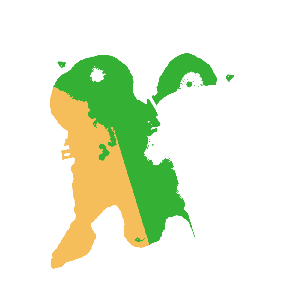 Biome Rust Map: Procedural Map, Size: 2000, Seed: 151721