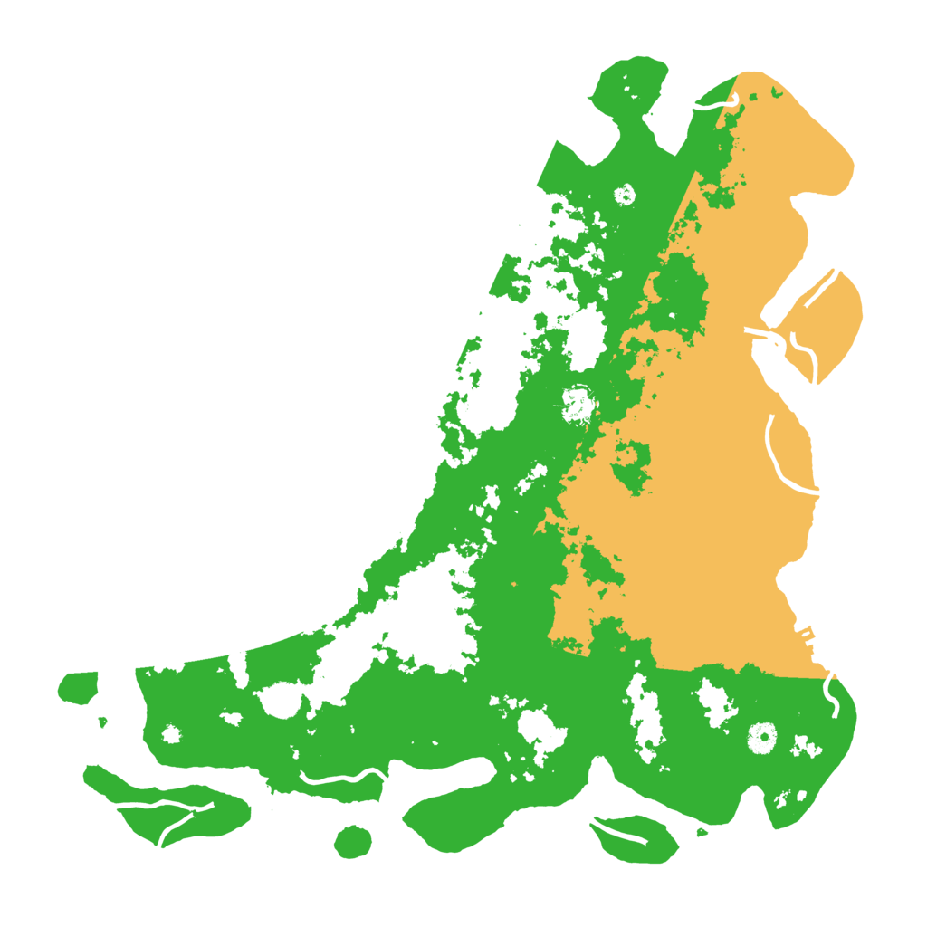 Biome Rust Map: Procedural Map, Size: 4500, Seed: 13832