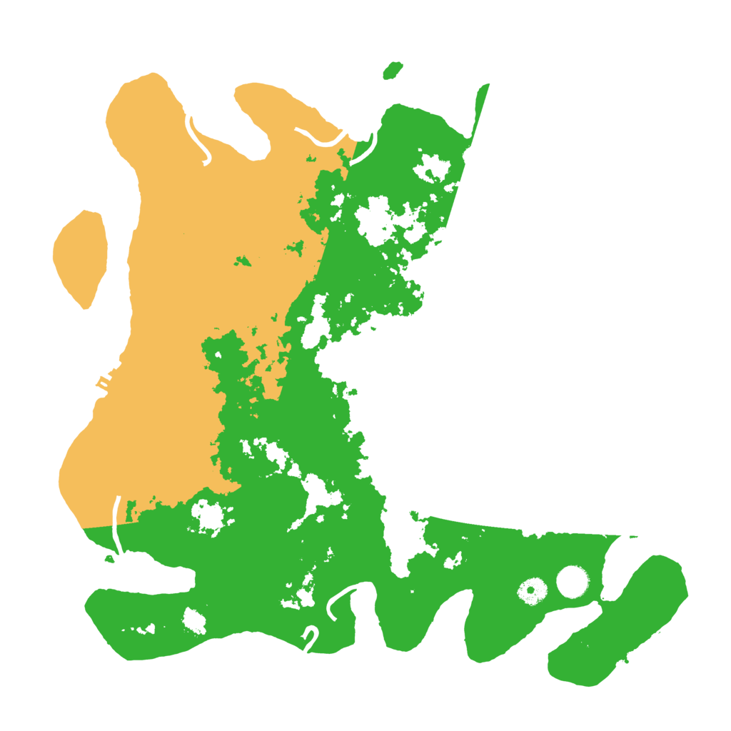 Biome Rust Map: Procedural Map, Size: 4000, Seed: 79658