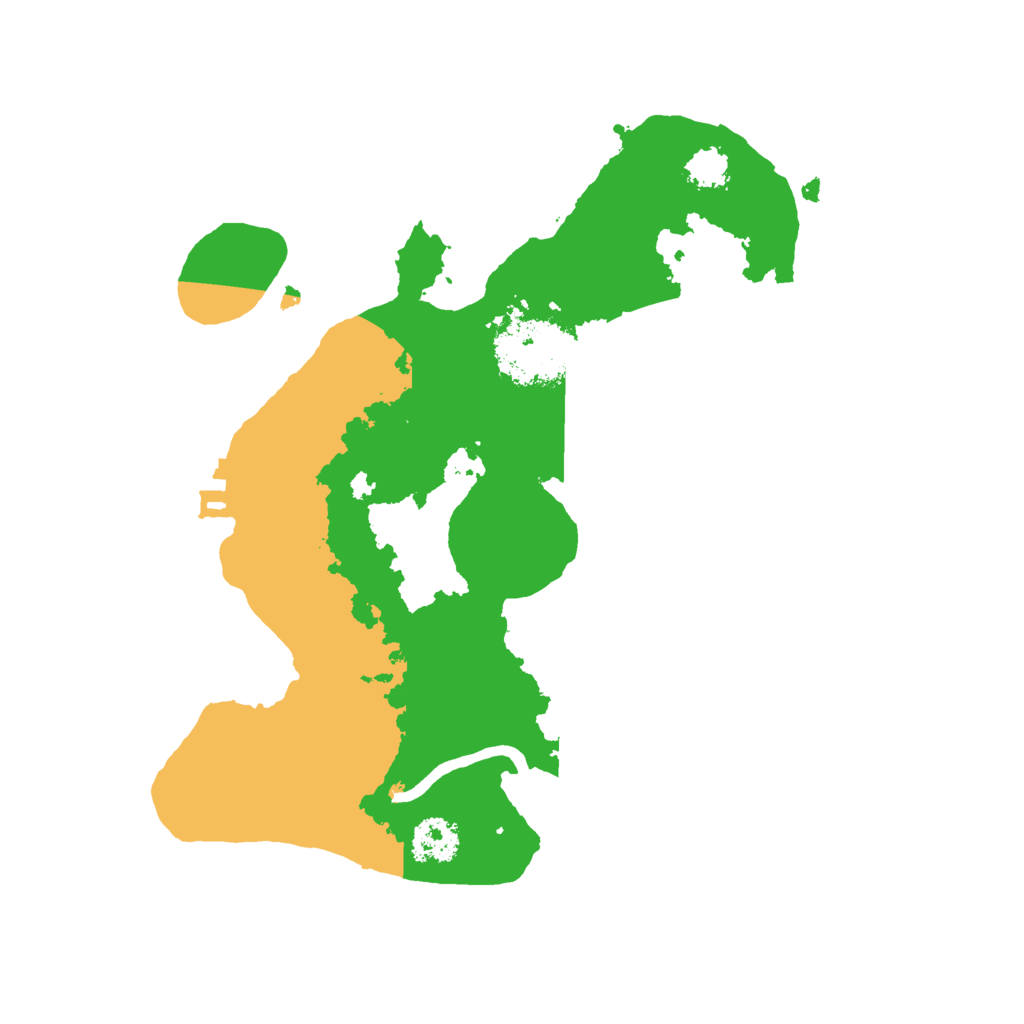 Biome Rust Map: Procedural Map, Size: 2250, Seed: 12307