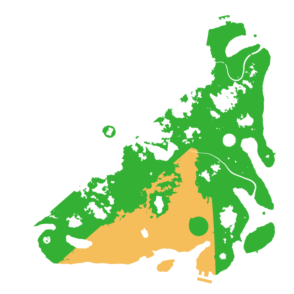Biome Rust Map: Procedural Map, Size: 4000, Seed: 820105