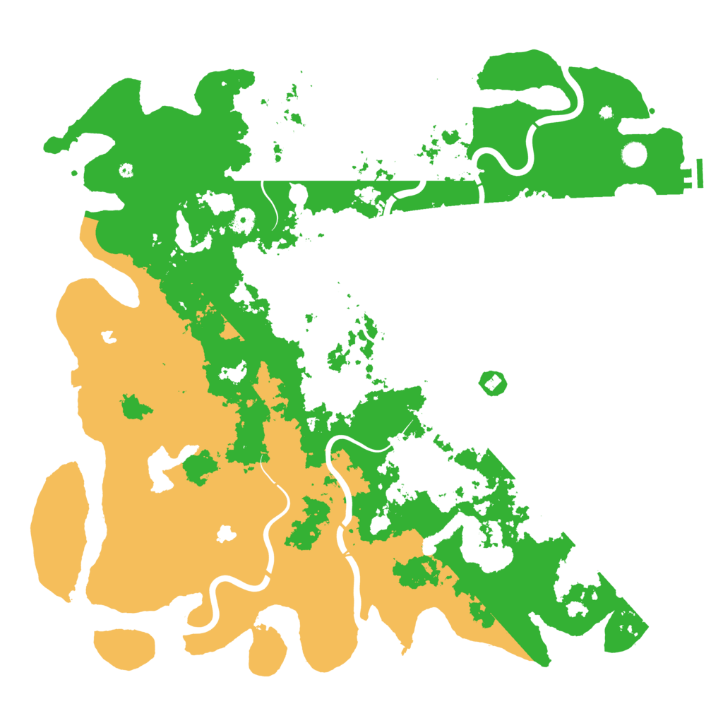 Biome Rust Map: Procedural Map, Size: 5000, Seed: 231231242