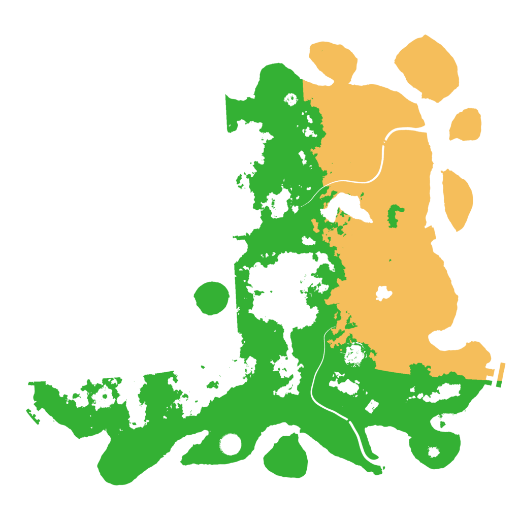 Biome Rust Map: Procedural Map, Size: 4250, Seed: 770892406