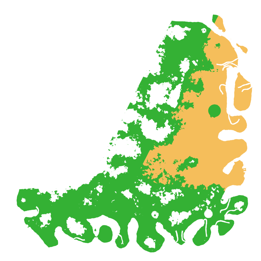 Biome Rust Map: Procedural Map, Size: 5500, Seed: 335656