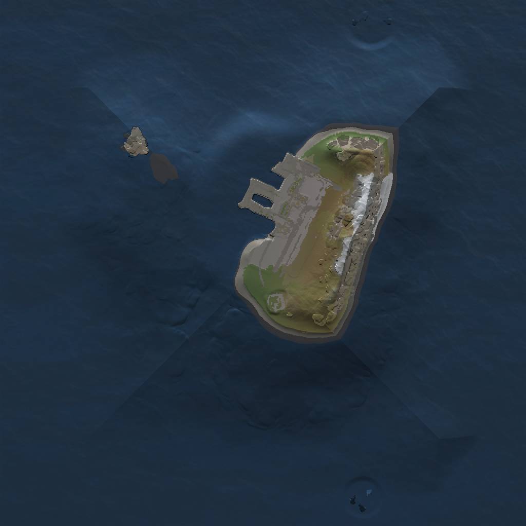 Rust Map: Procedural Map, Size: 1000, Seed: 926370787, 4 Monuments