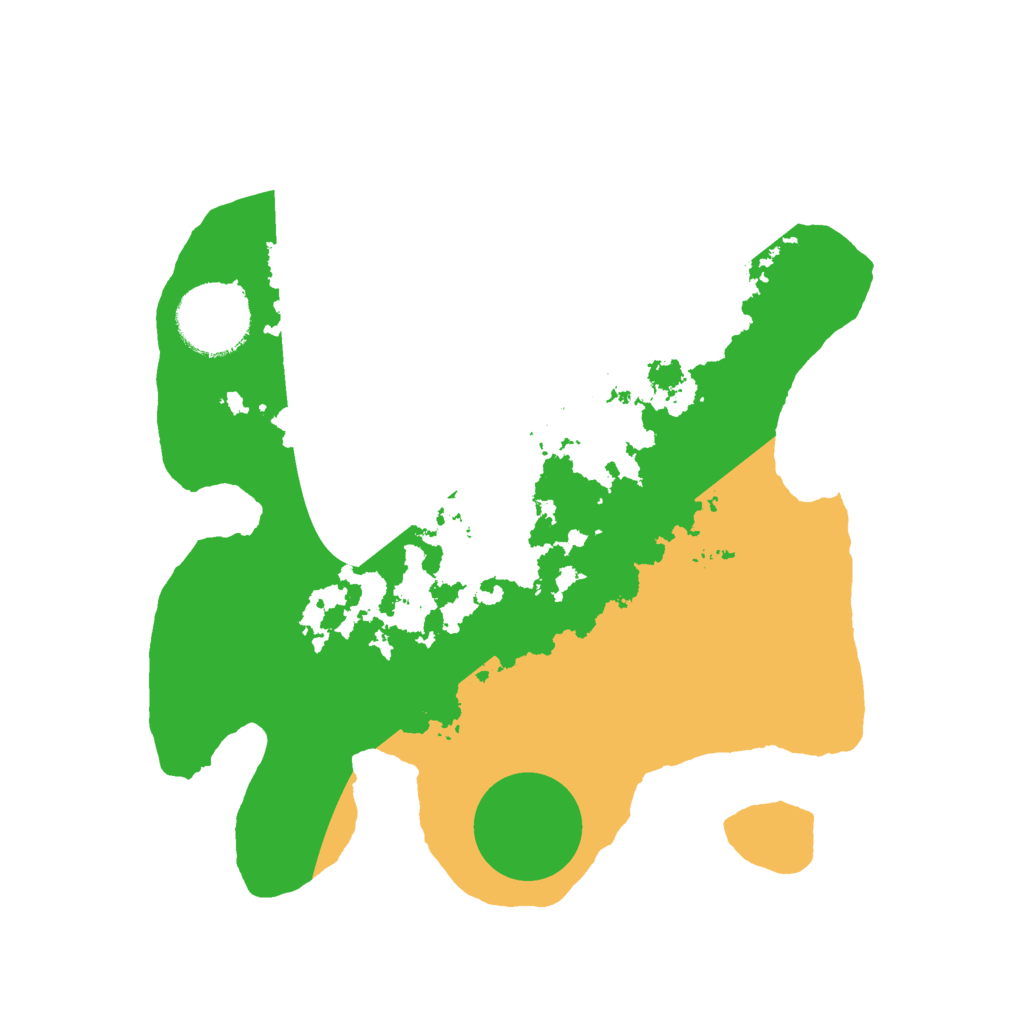 Biome Rust Map: Barren, Size: 2500, Seed: 452603554