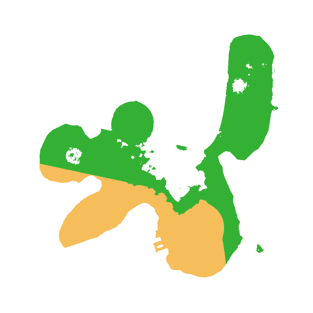 Biome Rust Map: Procedural Map, Size: 2000, Seed: 27410016