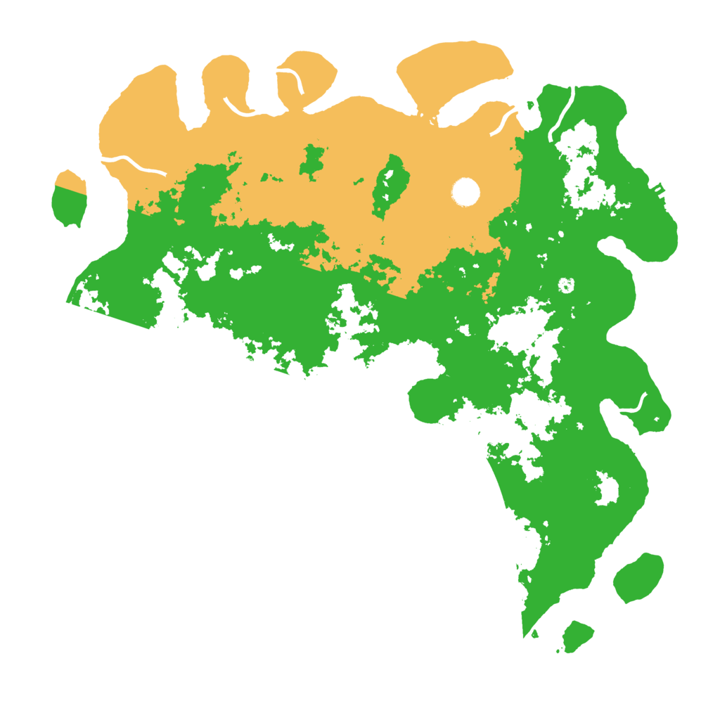 Biome Rust Map: Procedural Map, Size: 4500, Seed: 287629080
