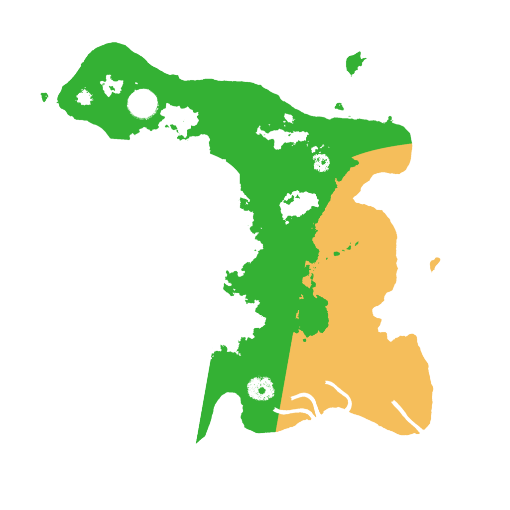 Biome Rust Map: Procedural Map, Size: 3000, Seed: 20220701