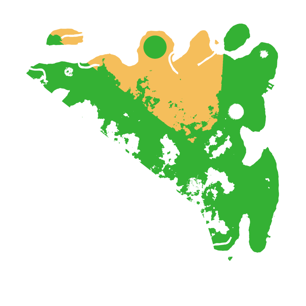 Biome Rust Map: Procedural Map, Size: 3500, Seed: 539161713