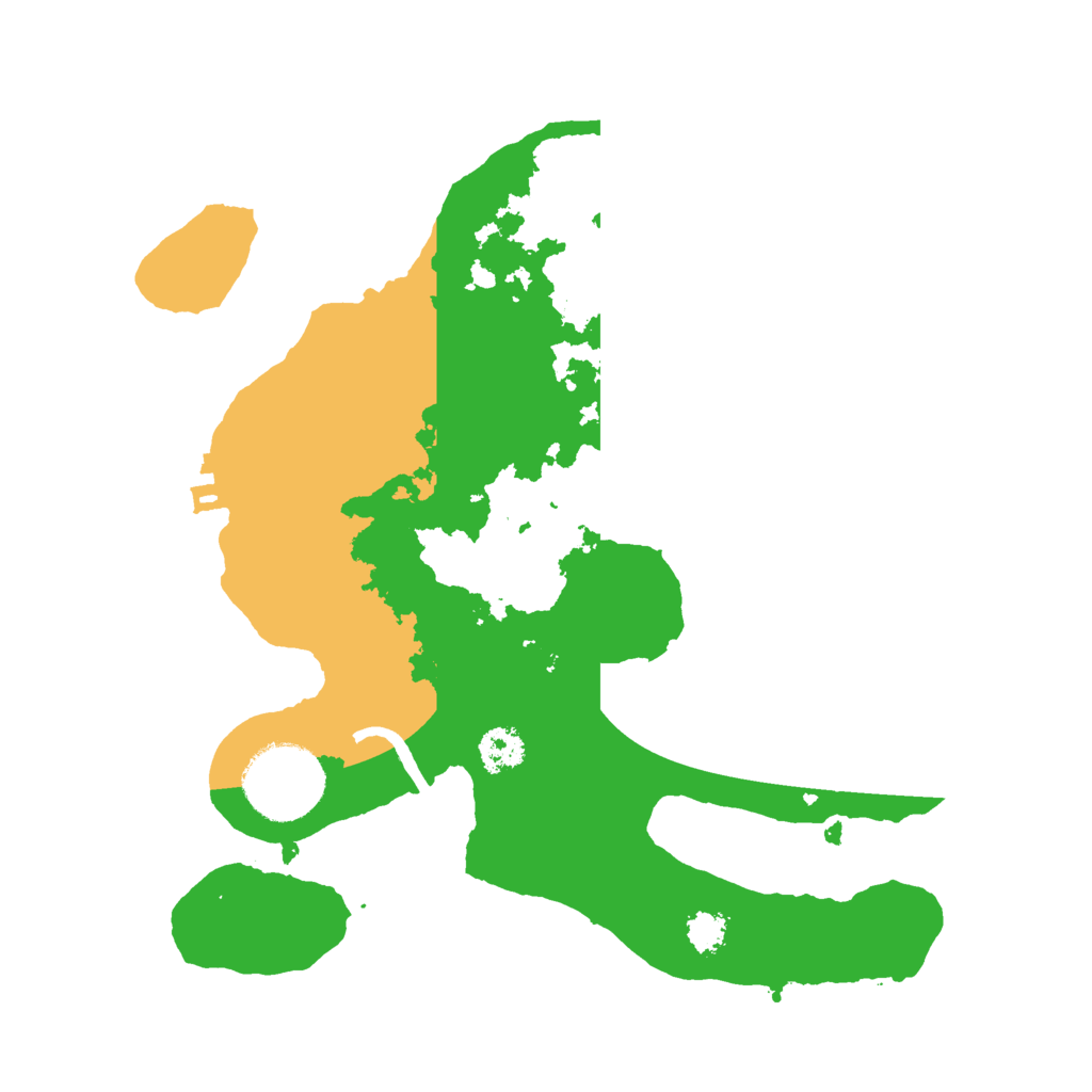 Biome Rust Map: Procedural Map, Size: 2500, Seed: 740937