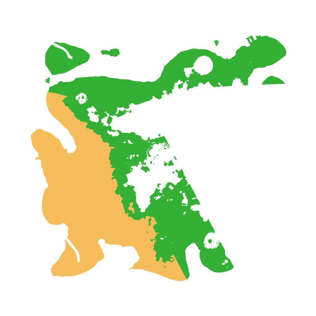 Biome Rust Map: Procedural Map, Size: 3000, Seed: 21527