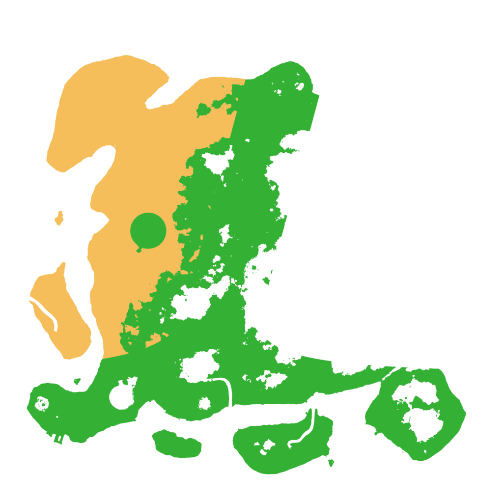 Biome Rust Map: Procedural Map, Size: 3700, Seed: 1566185263