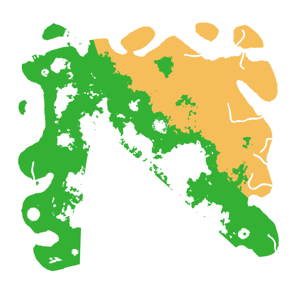 Biome Rust Map: Procedural Map, Size: 4100, Seed: 158361285