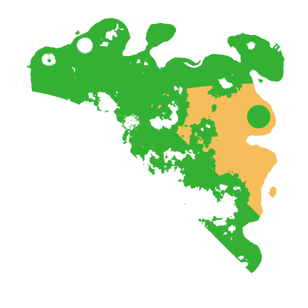 Biome Rust Map: Procedural Map, Size: 3500, Seed: 499830