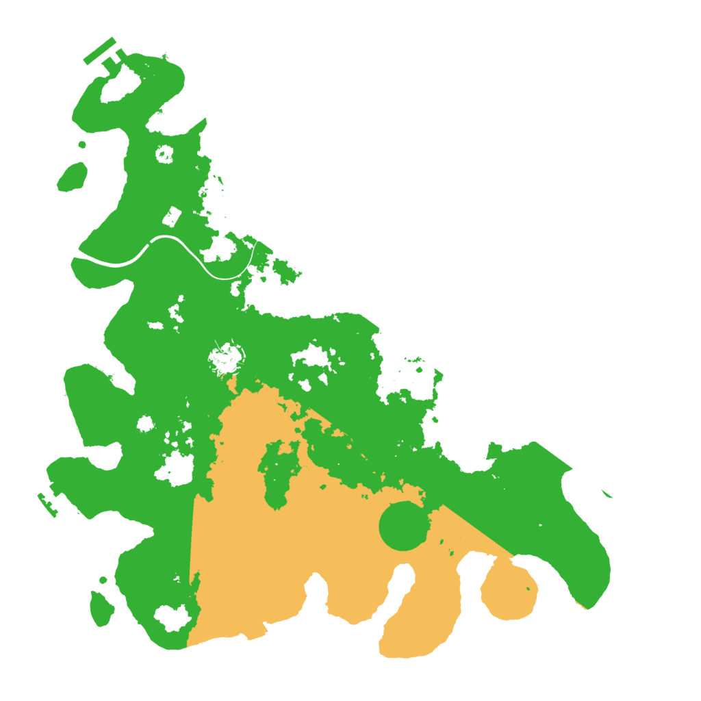 Biome Rust Map: Procedural Map, Size: 3800, Seed: 19811