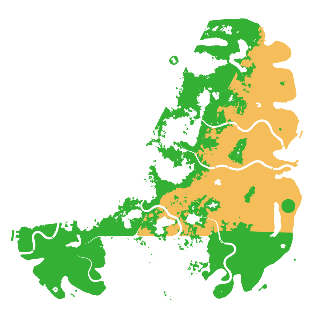 Biome Rust Map: Procedural Map, Size: 6000, Seed: 335656