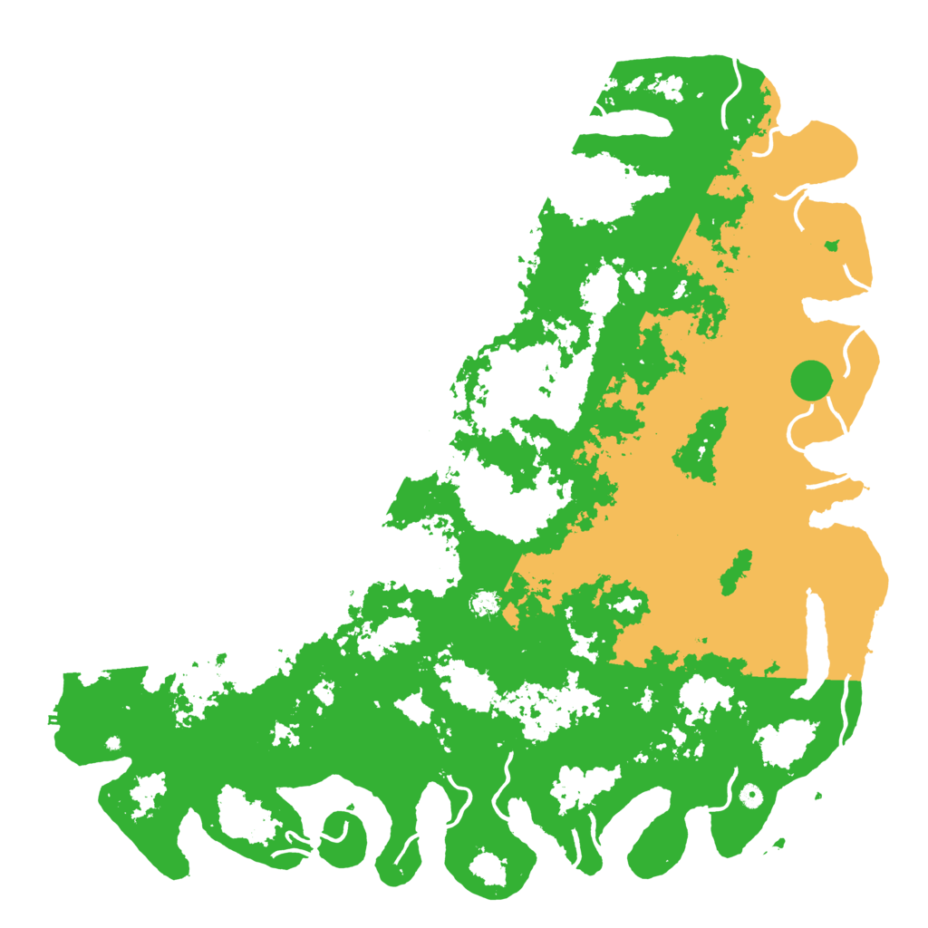 Biome Rust Map: Procedural Map, Size: 6000, Seed: 335656
