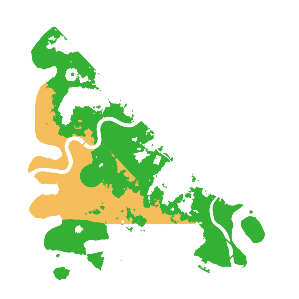 Biome Rust Map: Procedural Map, Size: 3500, Seed: 813289642