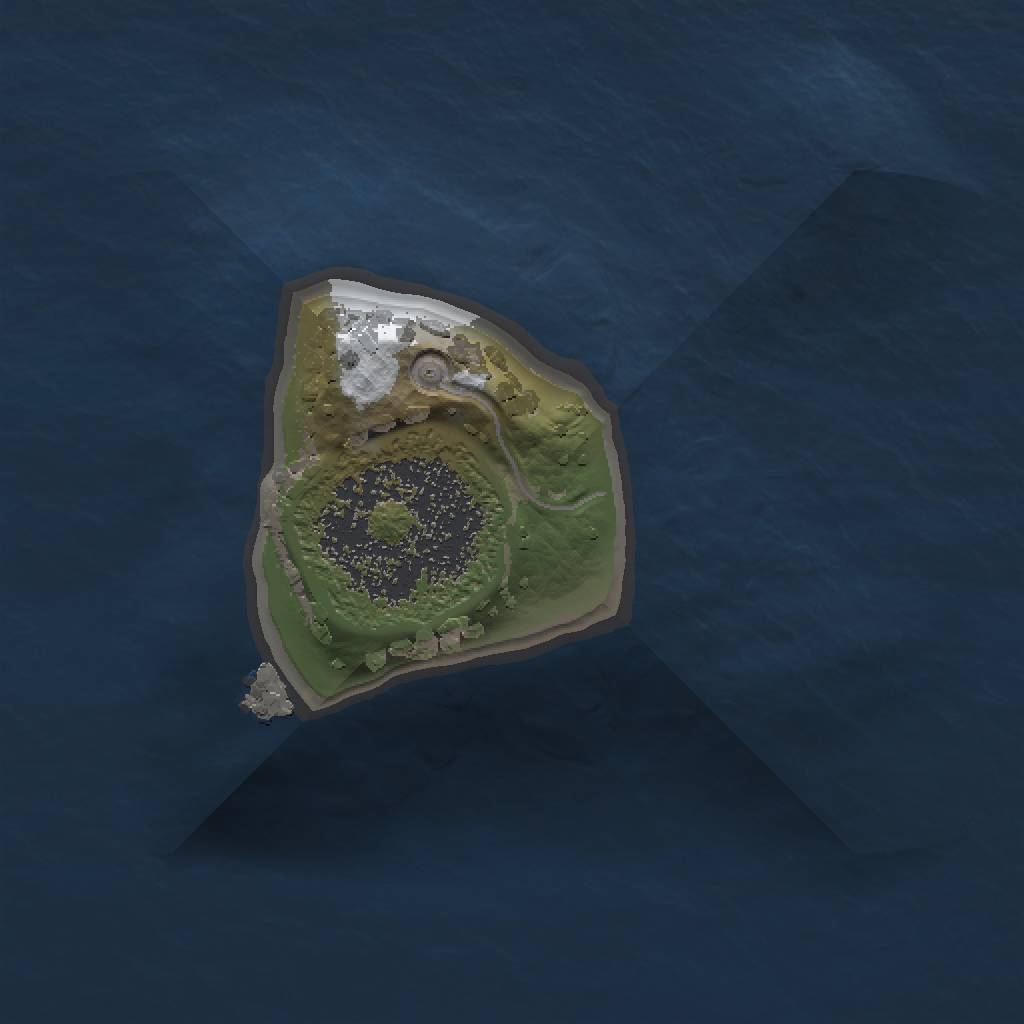 Rust Map: Procedural Map, Size: 1000, Seed: 34552352, 3 Monuments