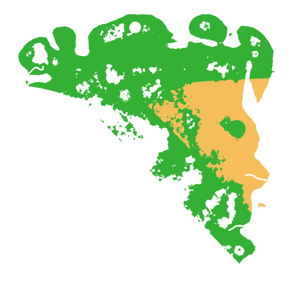 Biome Rust Map: Procedural Map, Size: 4500, Seed: 282346530
