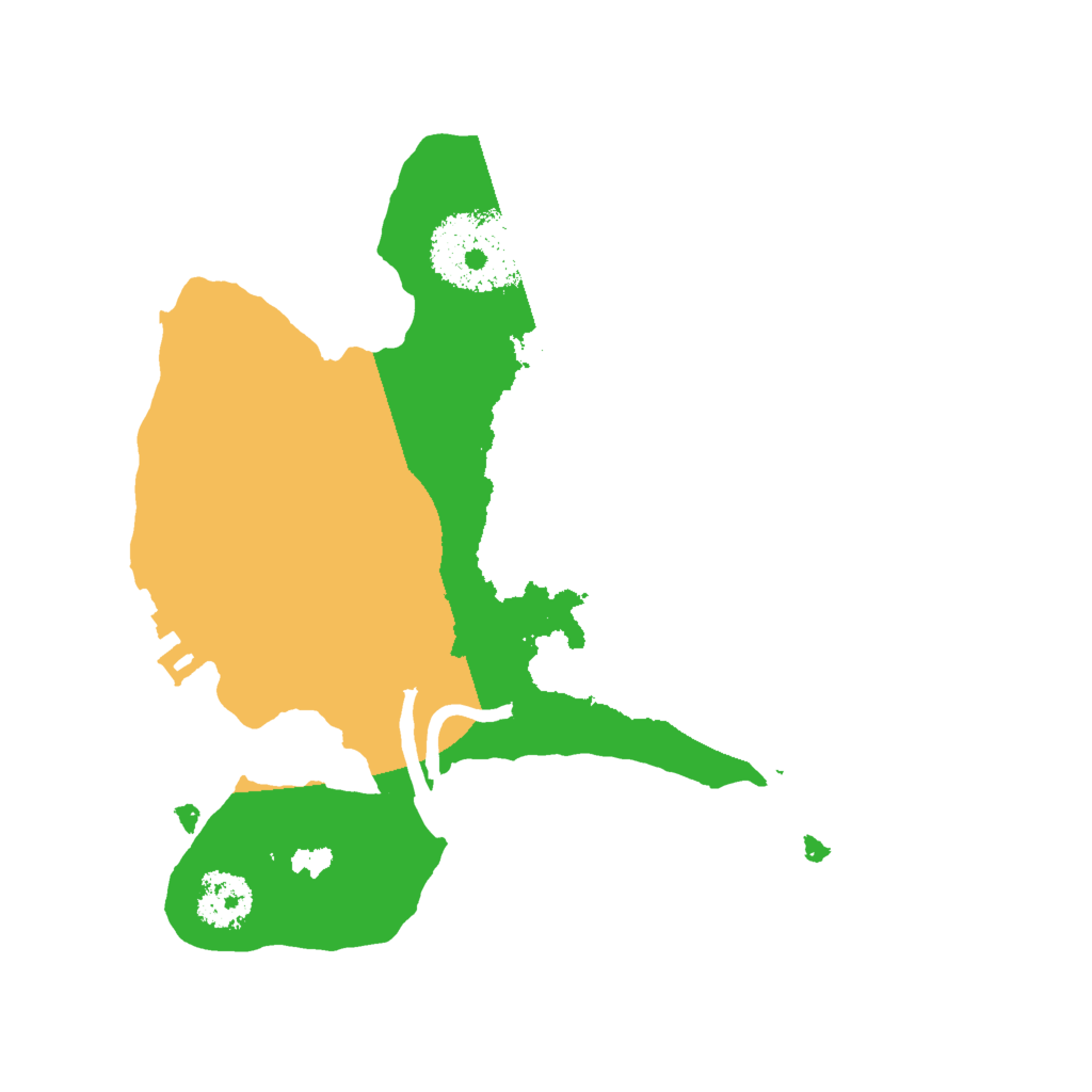 Biome Rust Map: Procedural Map, Size: 2000, Seed: 18013