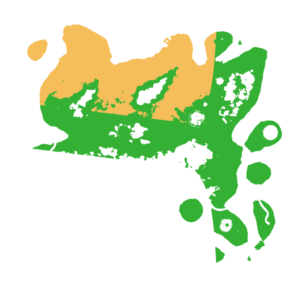 Biome Rust Map: Procedural Map, Size: 3500, Seed: 435940925