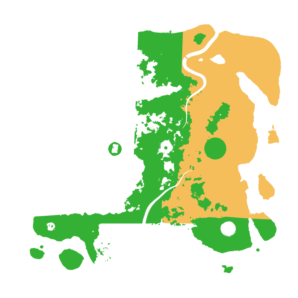 Biome Rust Map: Procedural Map, Size: 3600, Seed: 477677183