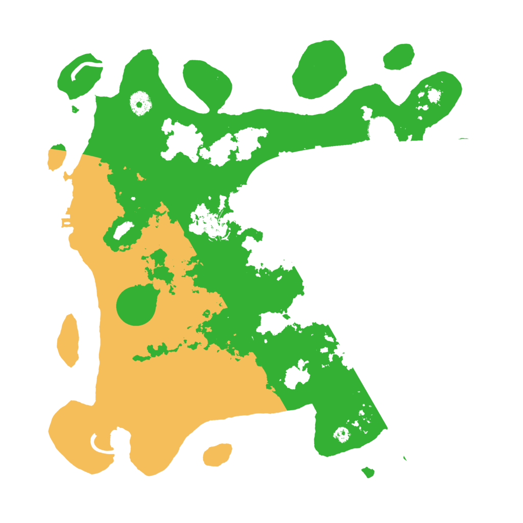 Biome Rust Map: Procedural Map, Size: 3500, Seed: 503008455