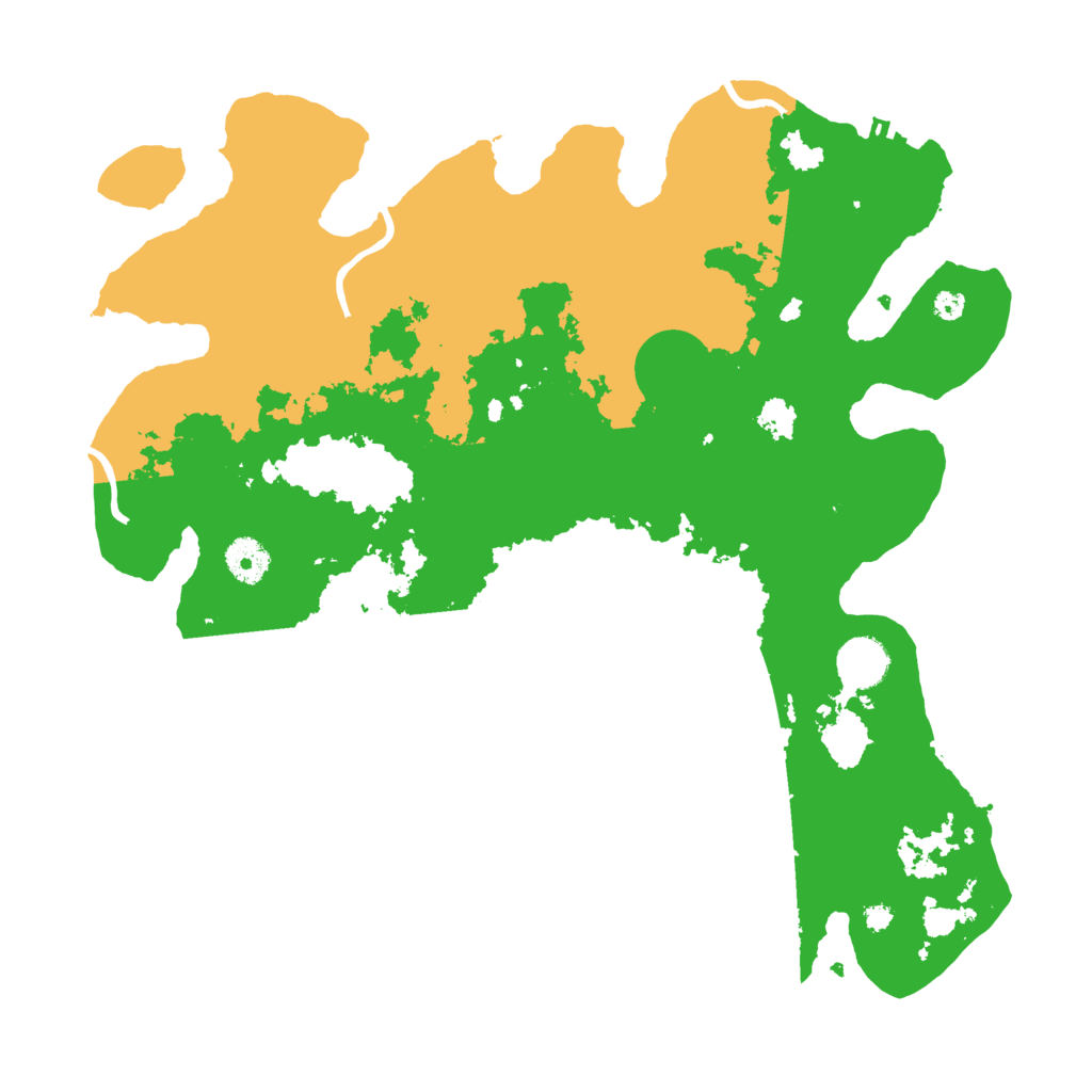 Biome Rust Map: Procedural Map, Size: 3750, Seed: 884860530